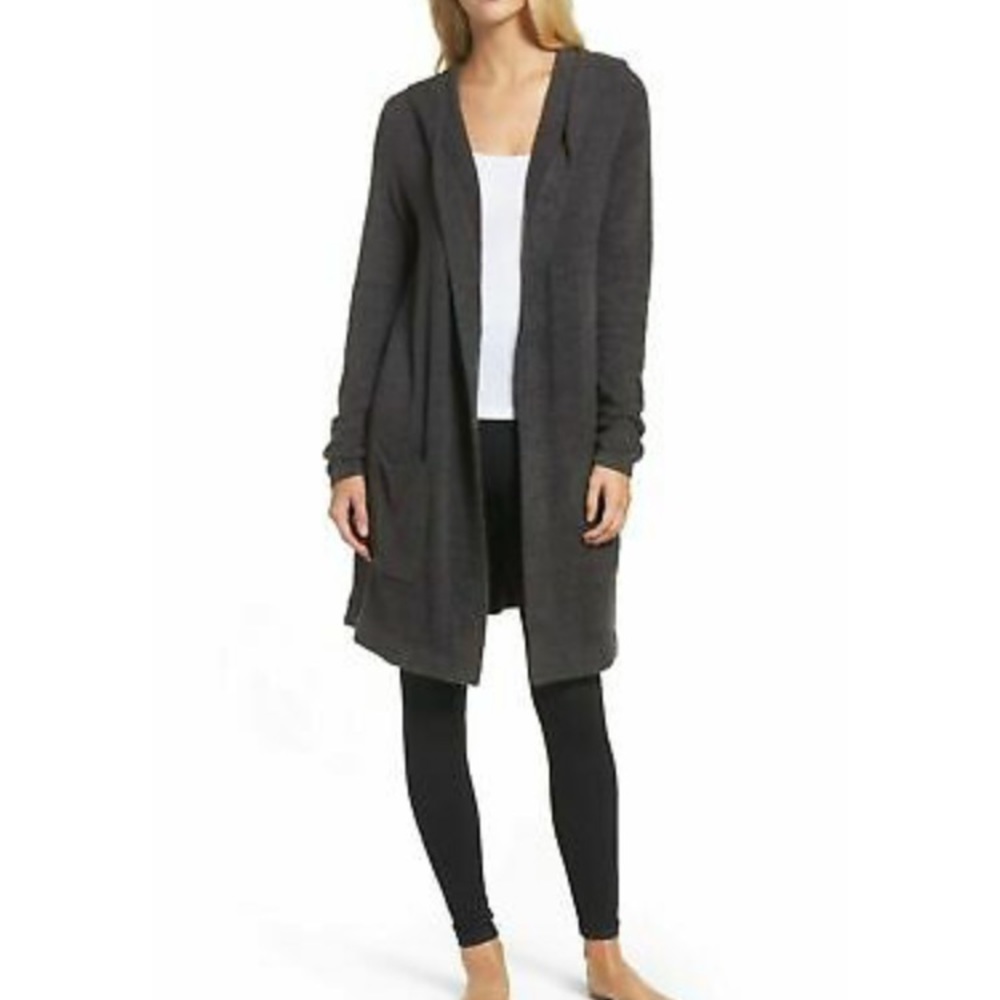 Barefoot Dreams Cozychic Lite Hooded Cardi…